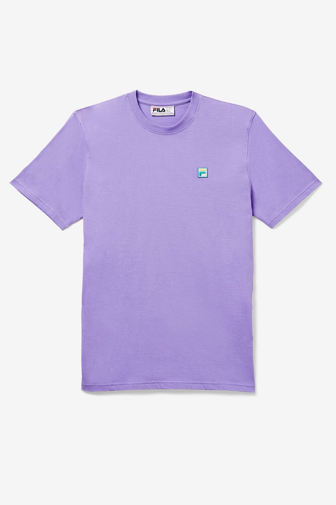 Fila T-Shirt Mens Purple - Quartz - Philippines 0596284-DF